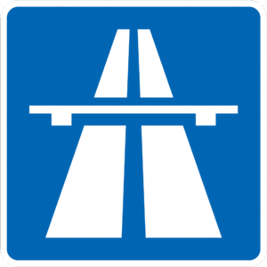 Verkehrszeichen-Richtzeichen-Autobahn